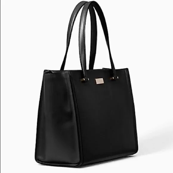 KATE SPADE regatta court vita black soft leather - Picture 2 of 7